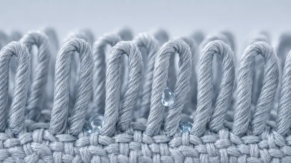 Twist-loop microfibre construction