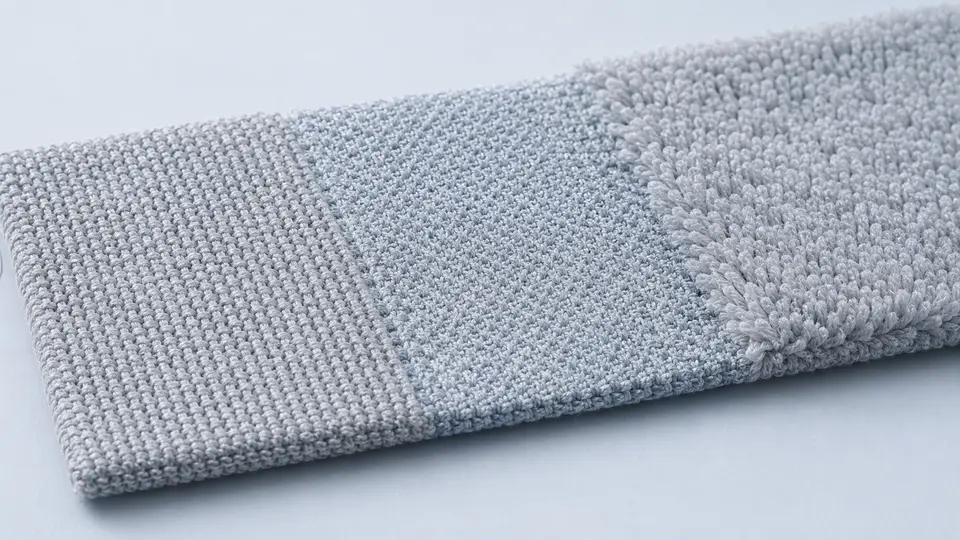Microfibre weave construction