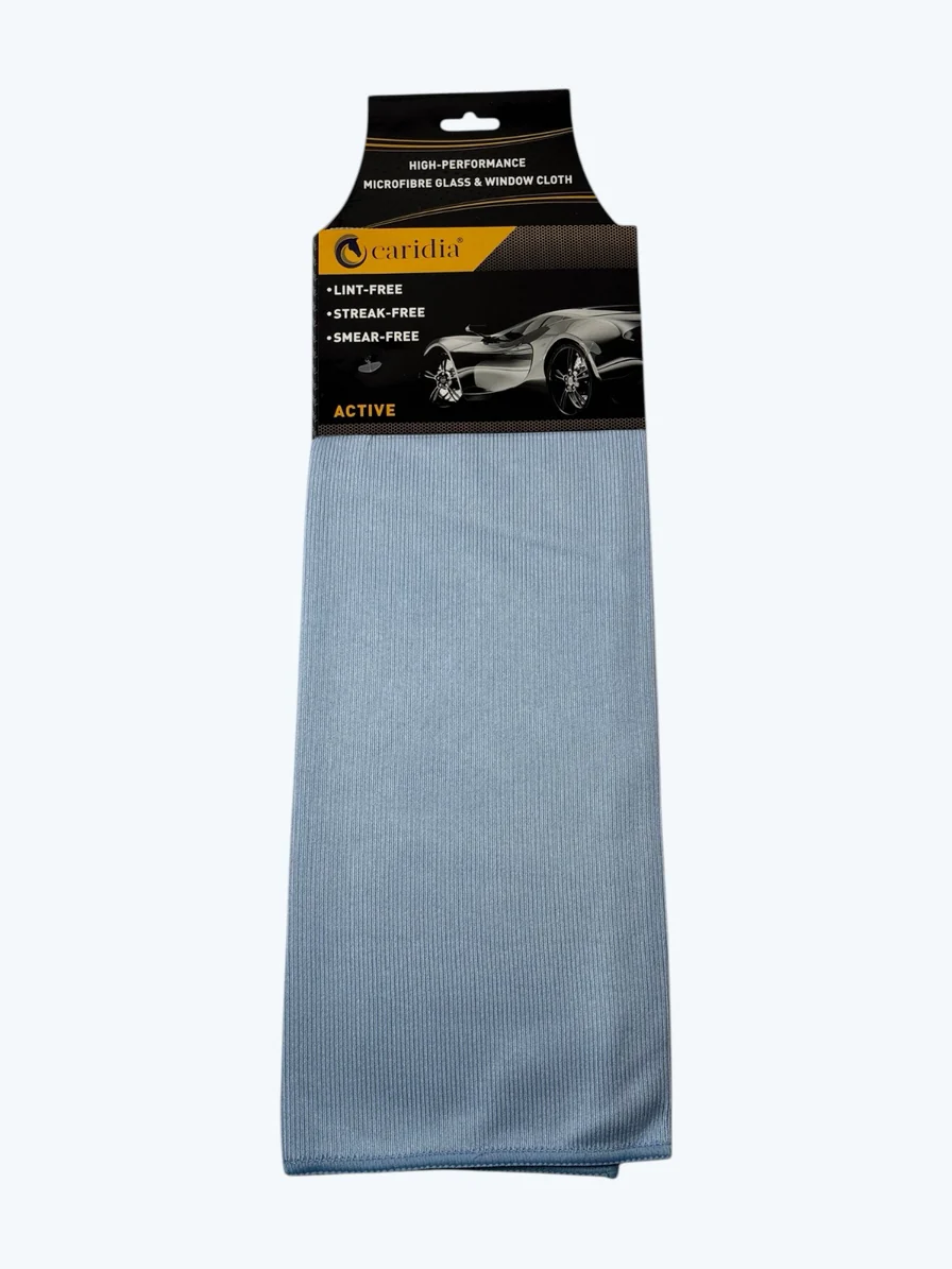 Active low-lint microfibre glass cloth